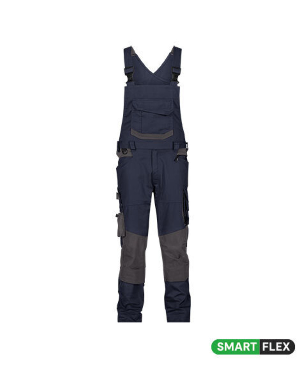 DASSY Tronix Next Stretch-Arbeitslatzhose mit Kniepolstertaschen 400169 – NACHTBLAU/ANTHRAZITGRAU – front