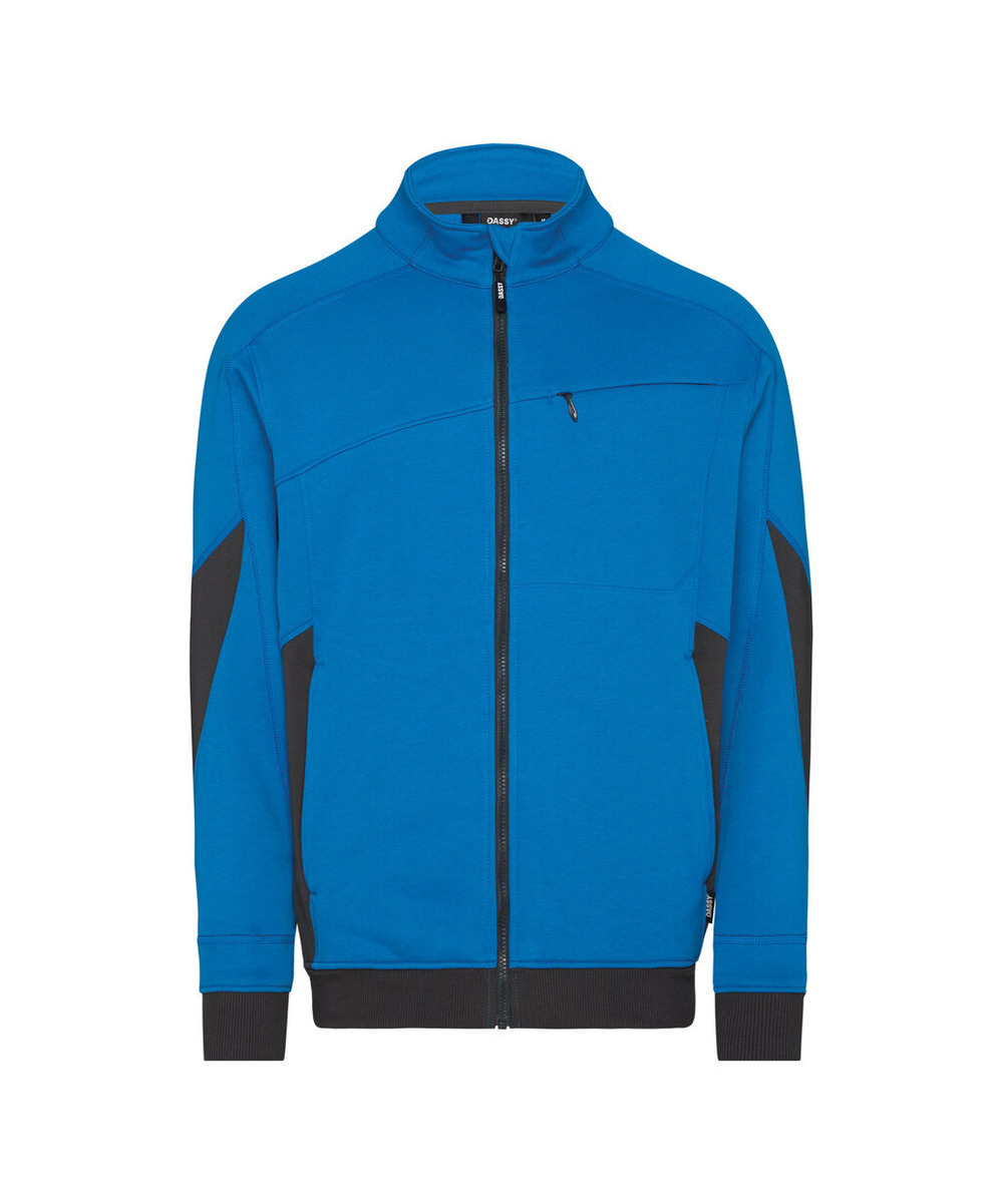 DASSY Velox Next Sweatshirt 300570 – AZURBLAU/ANTHRAZITGRAU – front