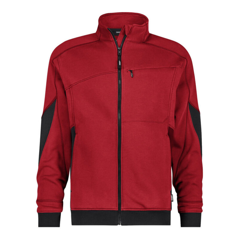 DASSY Velox Next Sweatshirt 300570 – ROT/SCHWARZ – front