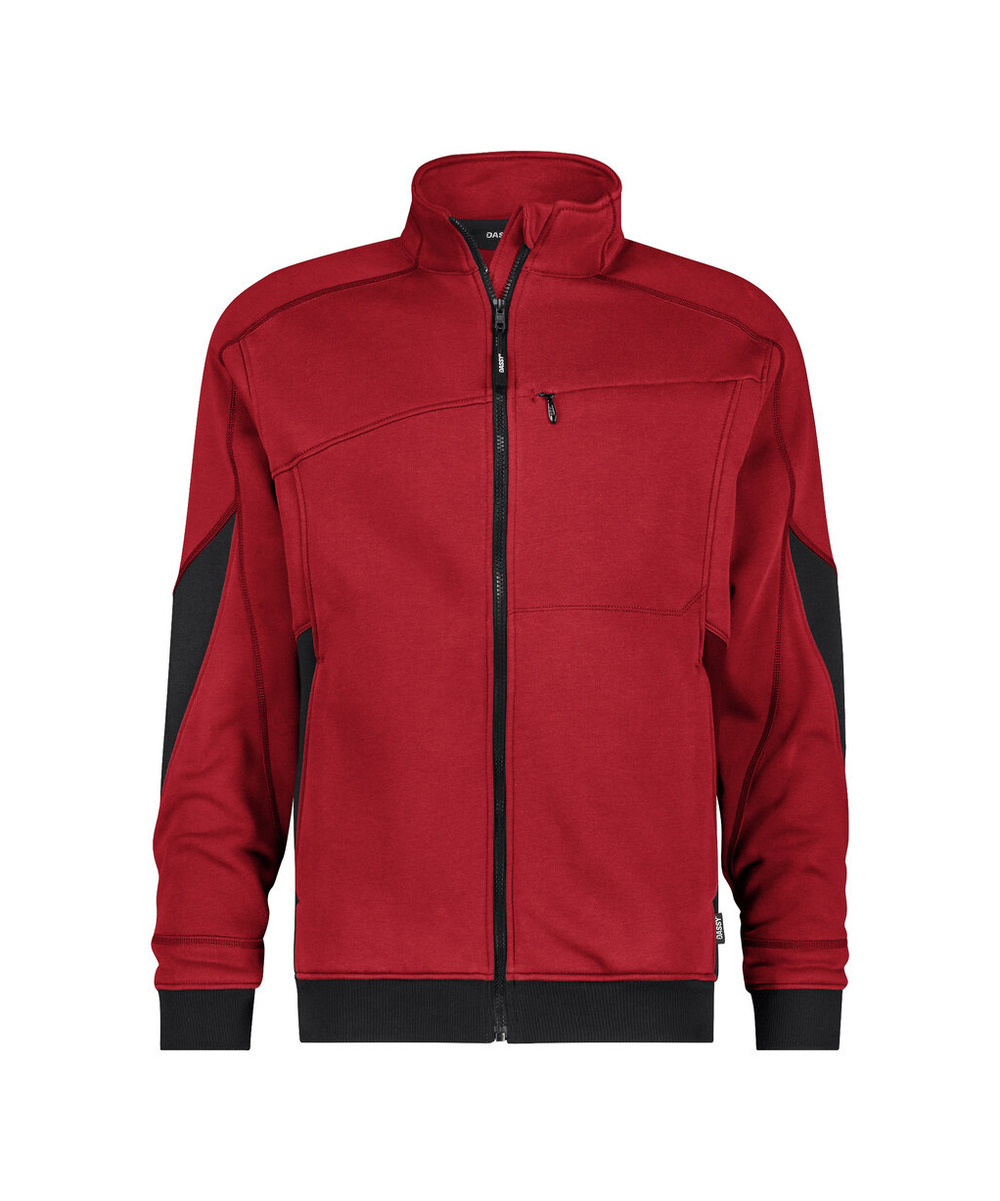 DASSY Velox Next Sweatshirt 300570 – ROT/SCHWARZ – front