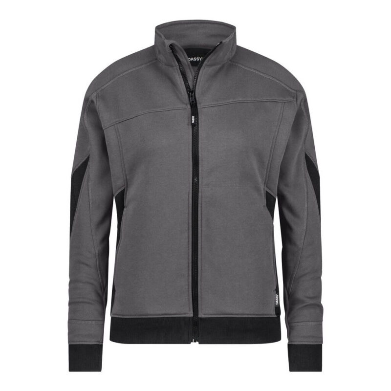 DASSY Velox Next Women Sweatshirt für Damen 300582 – ANTHRAZITGRAU/SCHWARZ – front