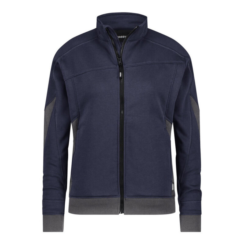 DASSY Velox Next Women Sweatshirt für Damen 300582 – NACHTBLAU/ANTHRAZITGRAU – front