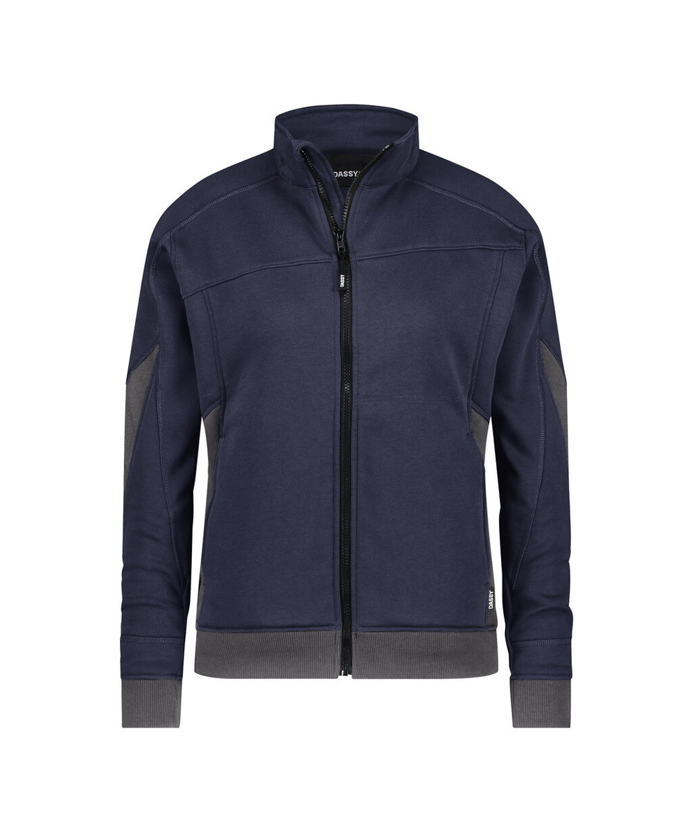 DASSY Velox Next Women Sweatshirt für Damen 300582 – NACHTBLAU/ANTHRAZITGRAU – front