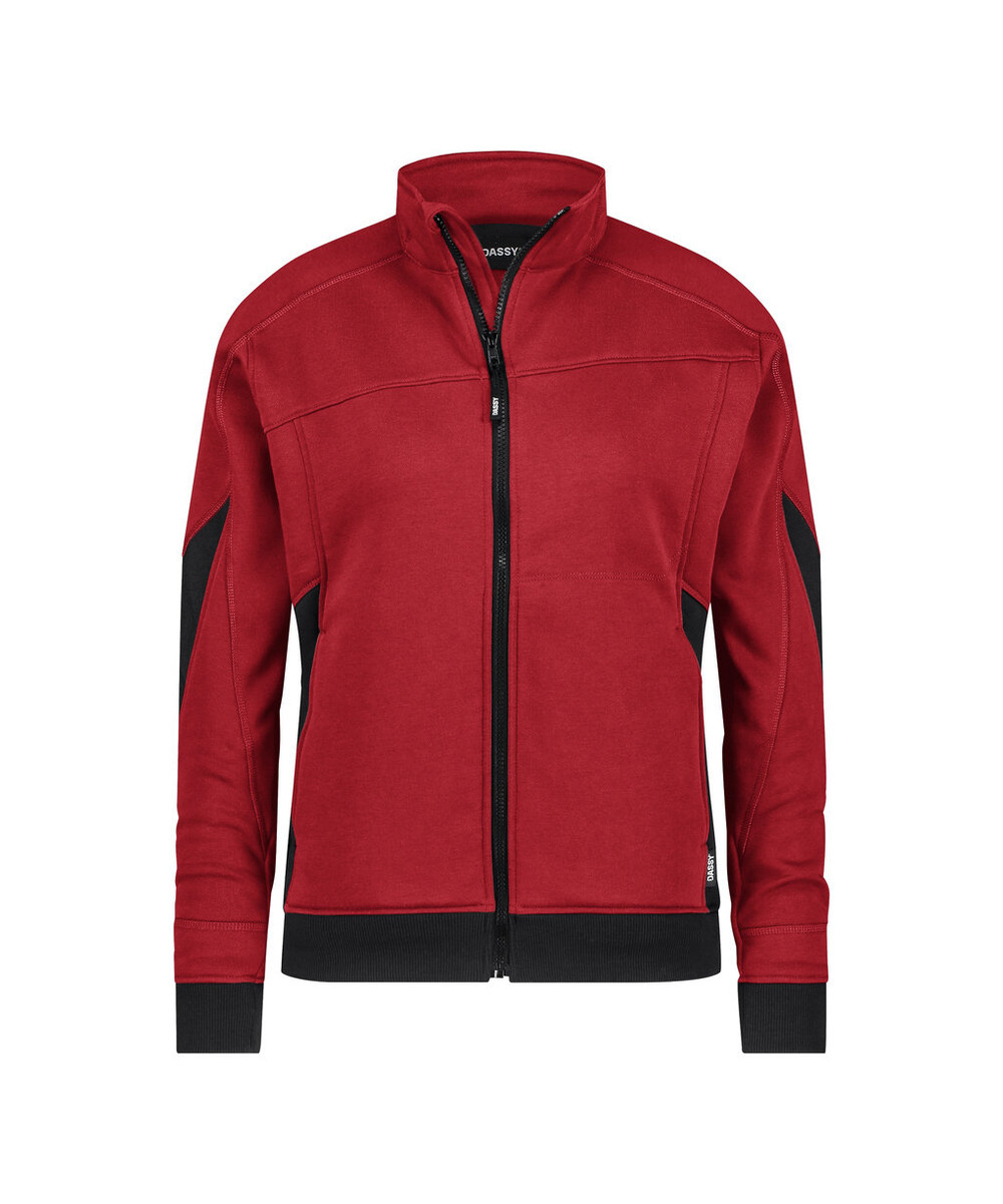 DASSY Velox Next Women Sweatshirt für Damen 300582 – ROT/SCHWARZ – front