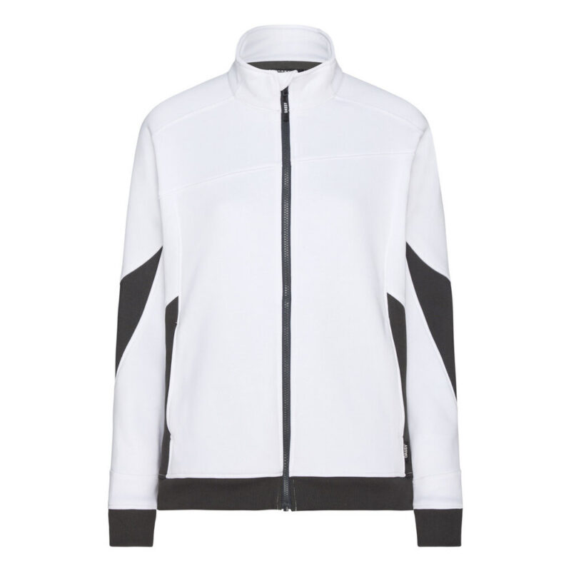 DASSY Velox Next Women Sweatshirt für Damen 300582 – WEIß/ANTHRAZITGRAU – front