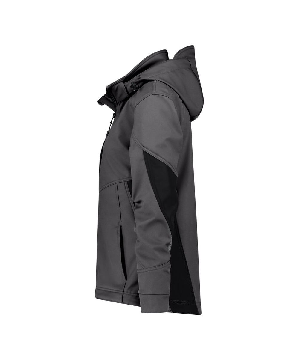 DASSY Gravity Next Softshell-Jacke 300574 – ANTHRAZITGRAU/SCHWARZ – side