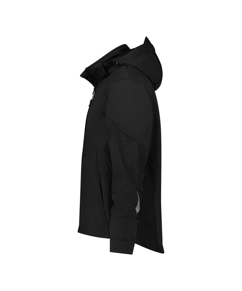 DASSY Gravity Next Softshell-Jacke 300574 – SCHWARZ – side