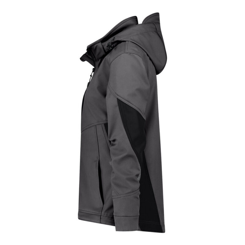 DASSY Gravity Next Women Softshell-Jacke für Damen 300581 – ANTHRAZITGRAU/SCHWARZ – side
