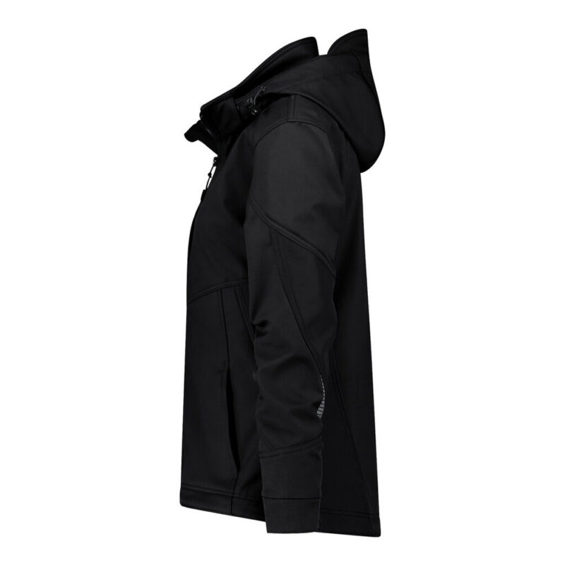 DASSY Gravity Next Women Softshell-Jacke für Damen 300581 – SCHWARZ – side