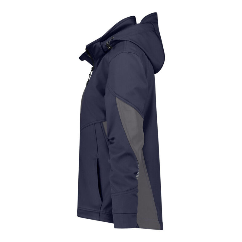 DASSY Gravity Next Women Softshell-Jacke für Damen 300581 – NACHTBLAU/ANTHRAZITGRAU – side