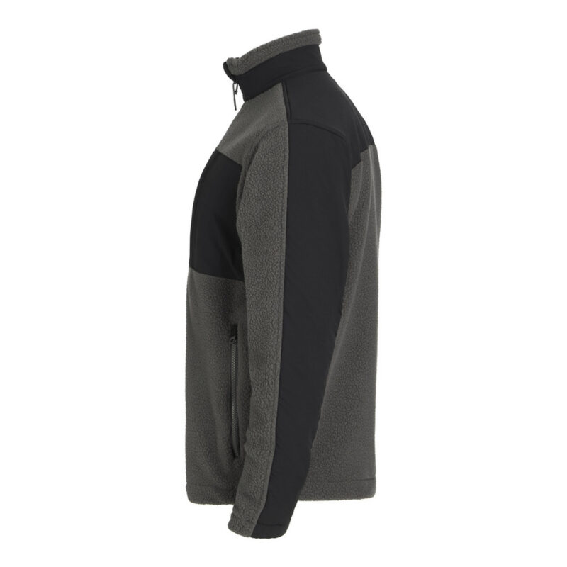 DASSY Haven Pile Jacke 550005 – ANTHRAZITGRAU/SCHWARZ – side