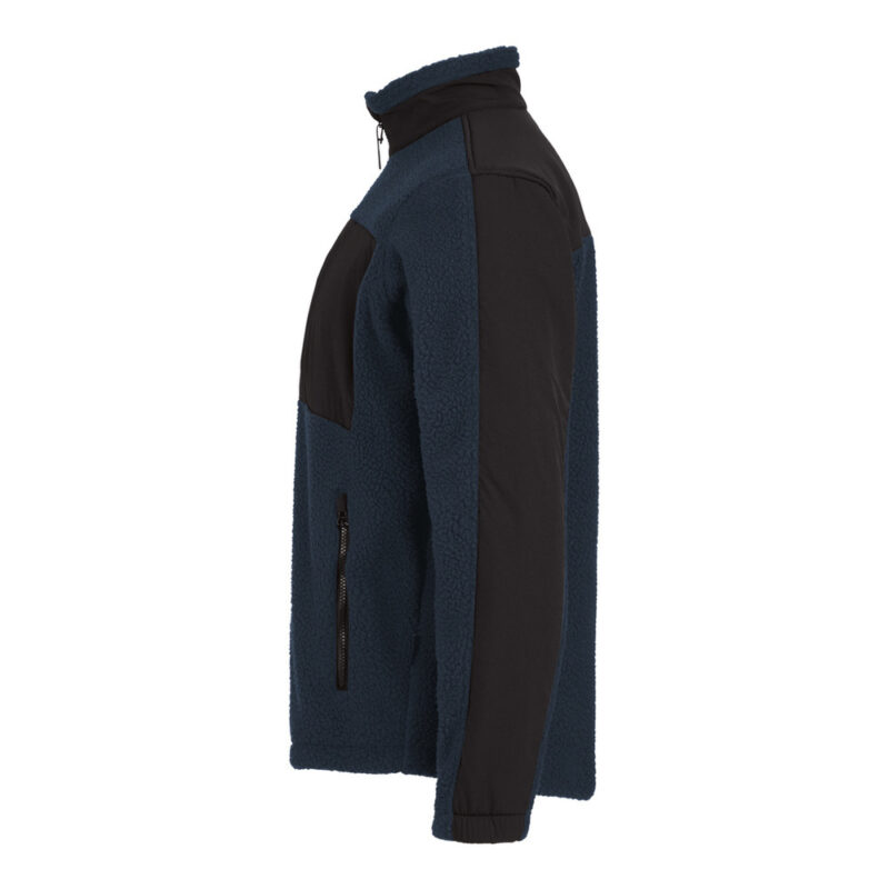 DASSY Haven Pile Jacke 550005 – NACHTBLAU/SCHWARZ – side