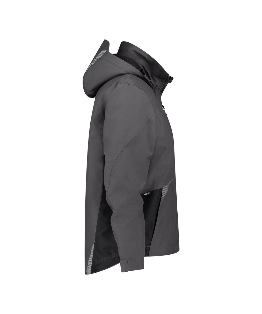 DASSY Hyper Next Wasser- und winddichte Arbeitsjacke 300577 – ANTHRAZITGRAU/SCHWARZ – side