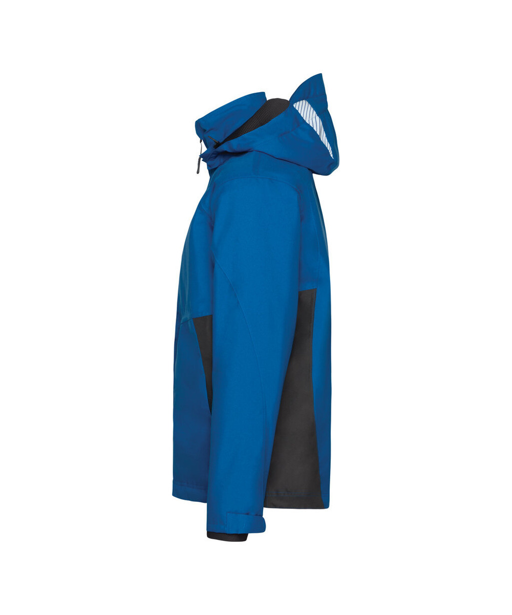 DASSY Hyper Next Wasser- und winddichte Arbeitsjacke 300577 – AZURBLAU/ANTHRAZITGRAU – side
