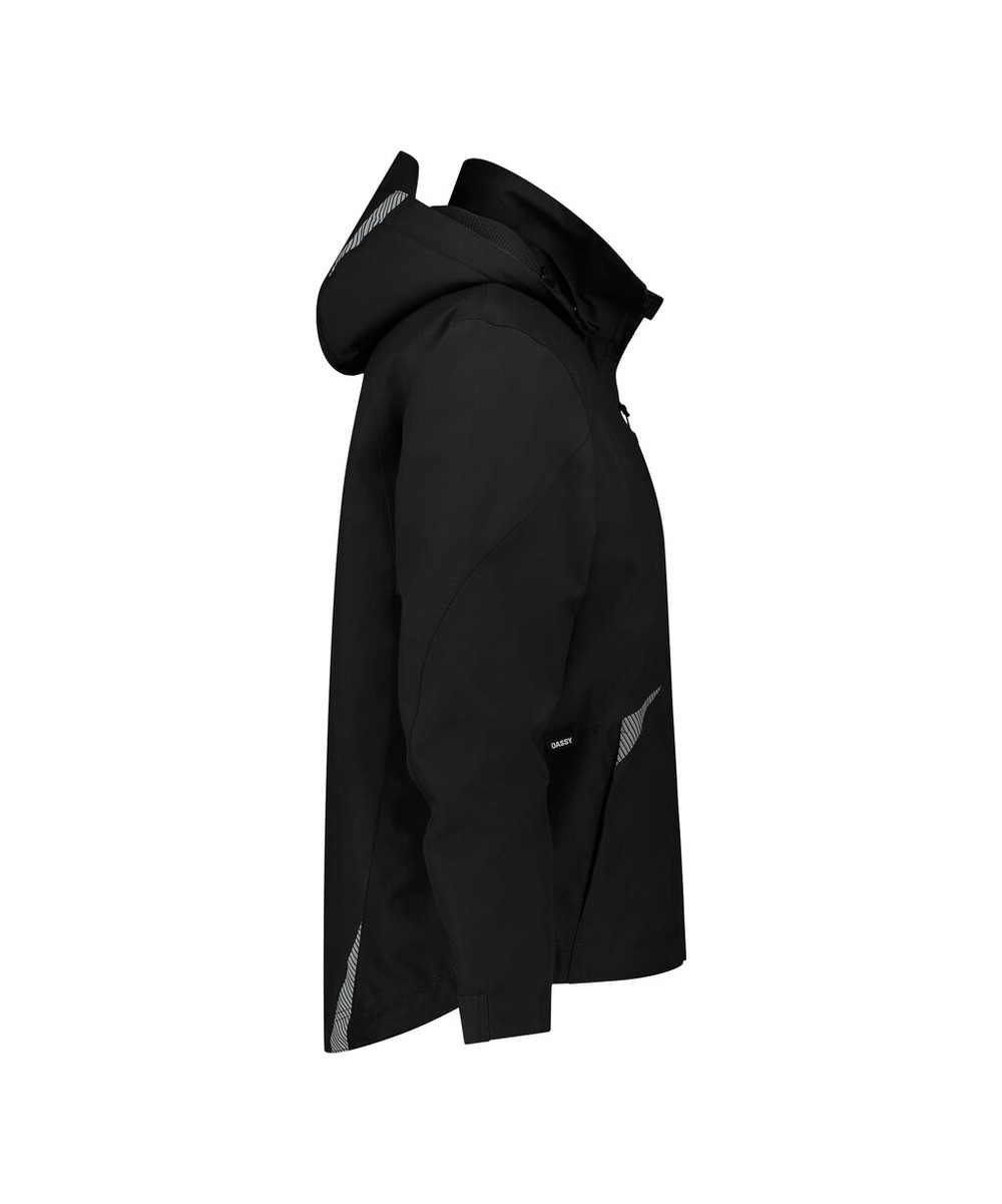 DASSY Hyper Next Wasser- und winddichte Arbeitsjacke 300577 – SCHWARZ – side