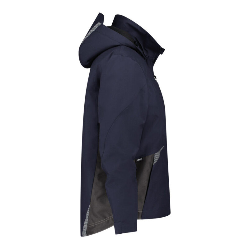 DASSY Hyper Next Wasser- und winddichte Arbeitsjacke 300577 – NACHTBLAU/ANTHRAZITGRAU – side