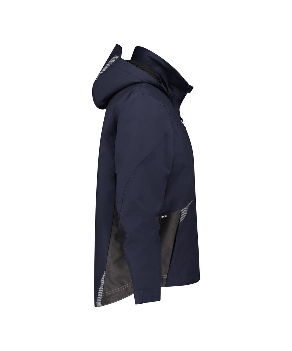 DASSY Hyper Next Wasser- und winddichte Arbeitsjacke 300577 – NACHTBLAU/ANTHRAZITGRAU – side