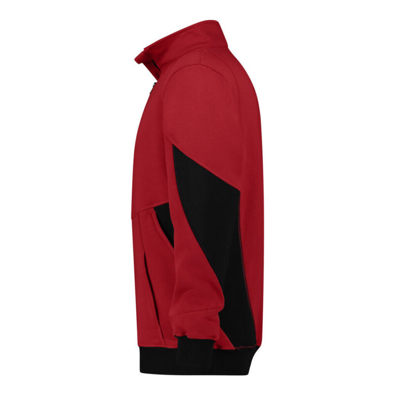 DASSY Hyrax Next Sweatshirt 300578 – ROT/SCHWARZ – side