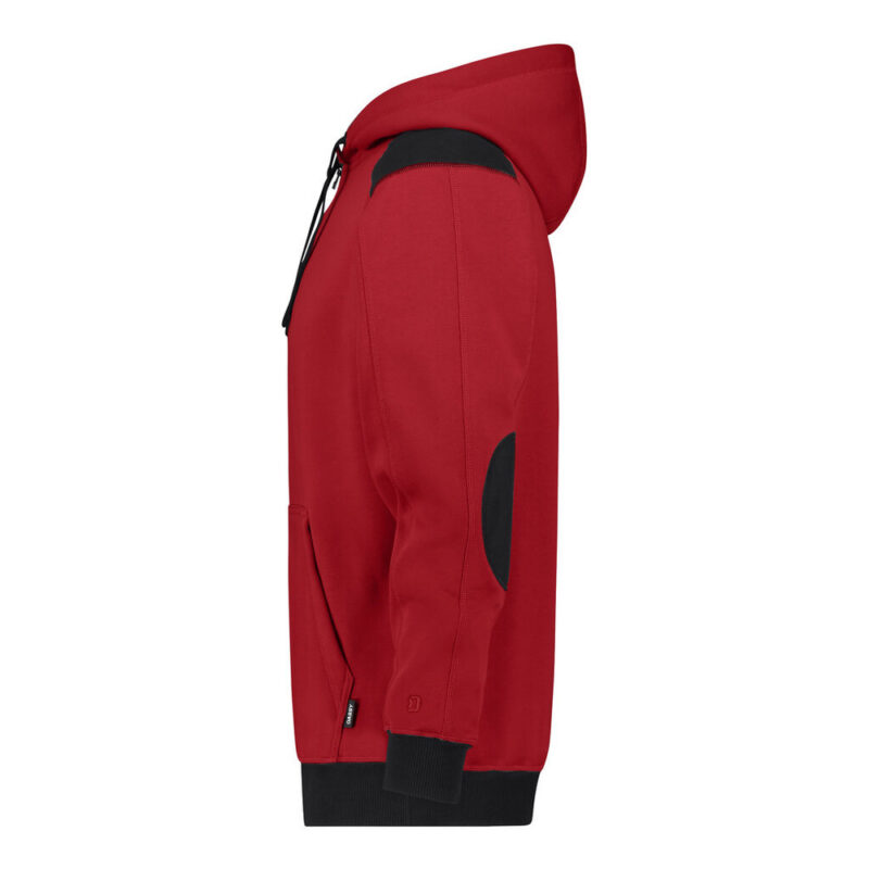 DASSY Indy Next Kapuzensweatshirt 300569 – ROT/SCHWARZ – side