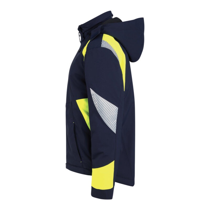 DASSY Itaqui Winterjacke 300599 – NACHTBLAU/NEONGELB – side