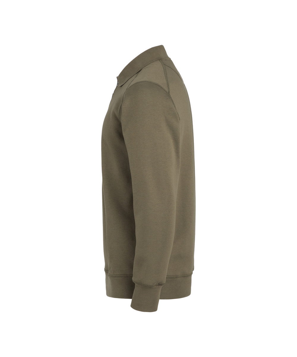 DASSY Lucid Polo-Sweatshirt 550002 – KHAKIGRÜN – side