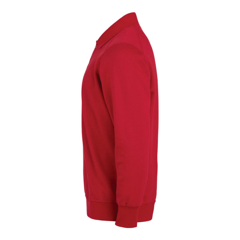 DASSY Lucid Polo-Sweatshirt 550002 – ROT – side