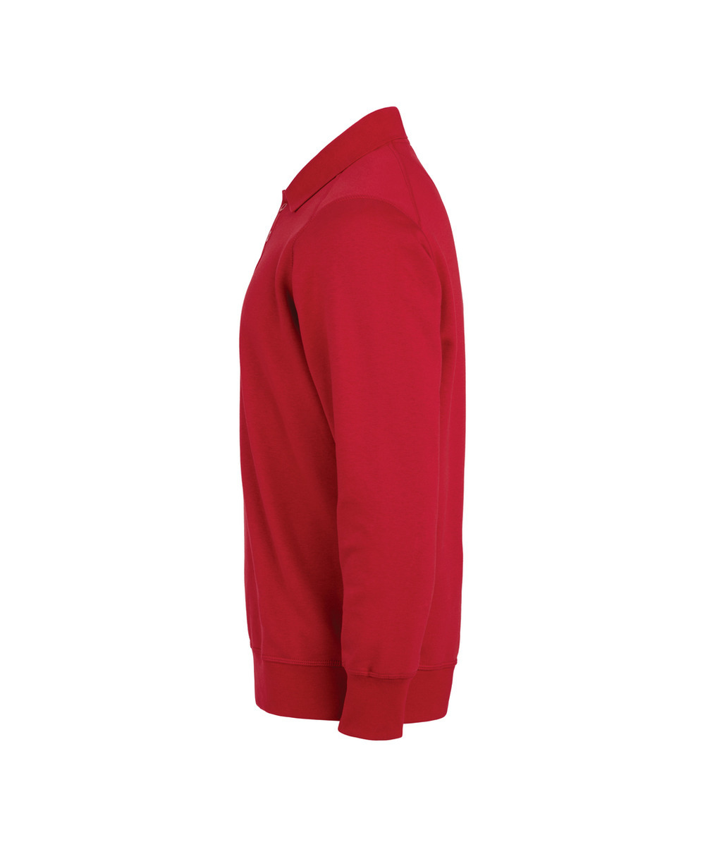 DASSY Lucid Polo-Sweatshirt 550002 – ROT – side