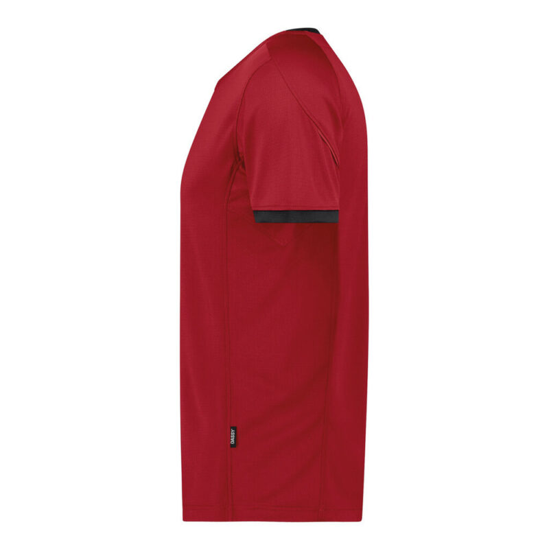 DASSY Nexus Next T-shirt 710078 – ROT/SCHWARZ – side