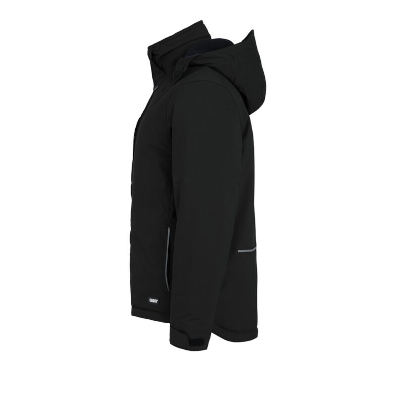 DASSY Pitch Winterjacke 300598 – SCHWARZ – side