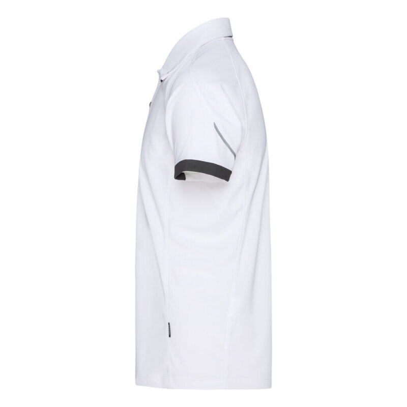 DASSY Traxion Next Poloshirt 710079 – WEIß/ANTHRAZITGRAU – side