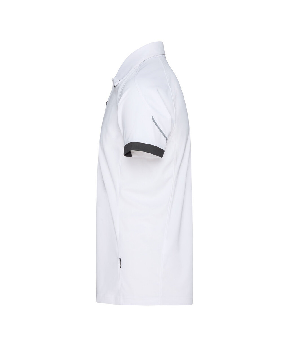 DASSY Traxion Next Poloshirt 710079 – WEIß/ANTHRAZITGRAU – side
