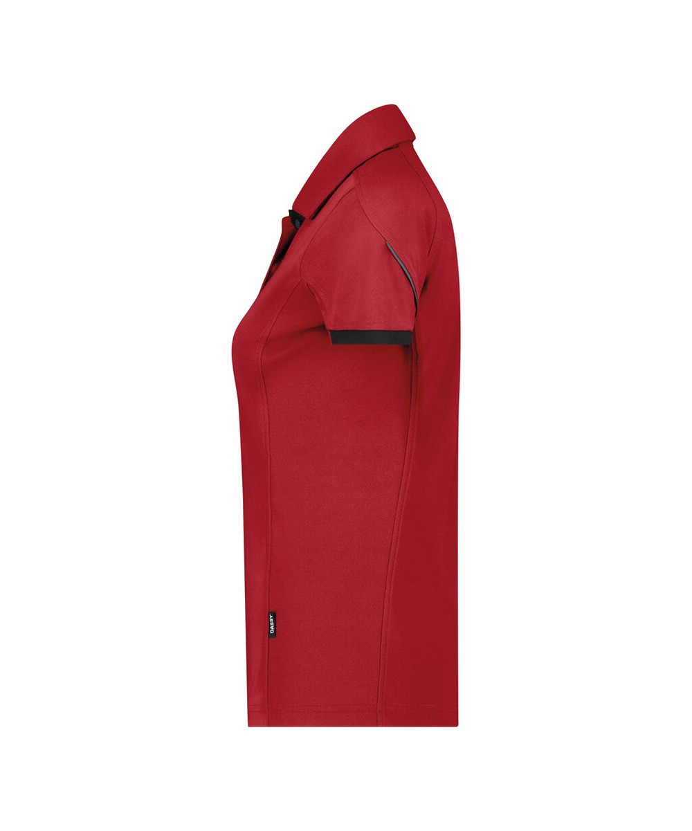 DASSY Traxion Next Women Poloshirt für Damen 710085 – ROT/SCHWARZ – side