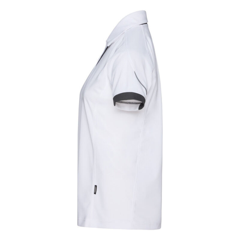 DASSY Traxion Next Women Poloshirt für Damen 710085 – WEIß/ANTHRAZITGRAU – side