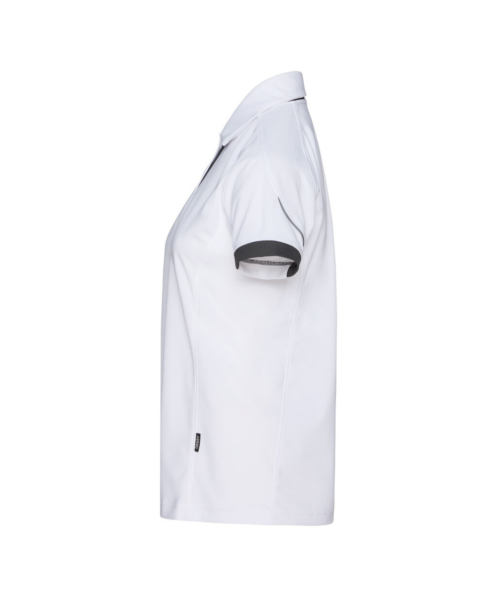 DASSY Traxion Next Women Poloshirt für Damen 710085 – WEIß/ANTHRAZITGRAU – side