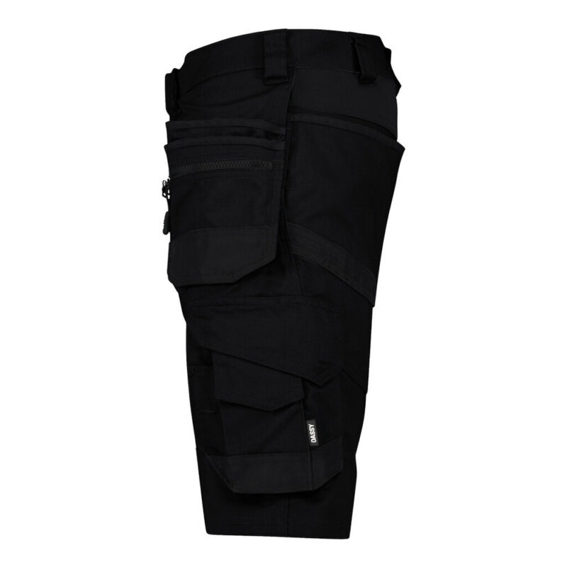 DASSY Trix Next Stretch-Arbeitsshorts mit Holstertaschen 250114 – SCHWARZ – side