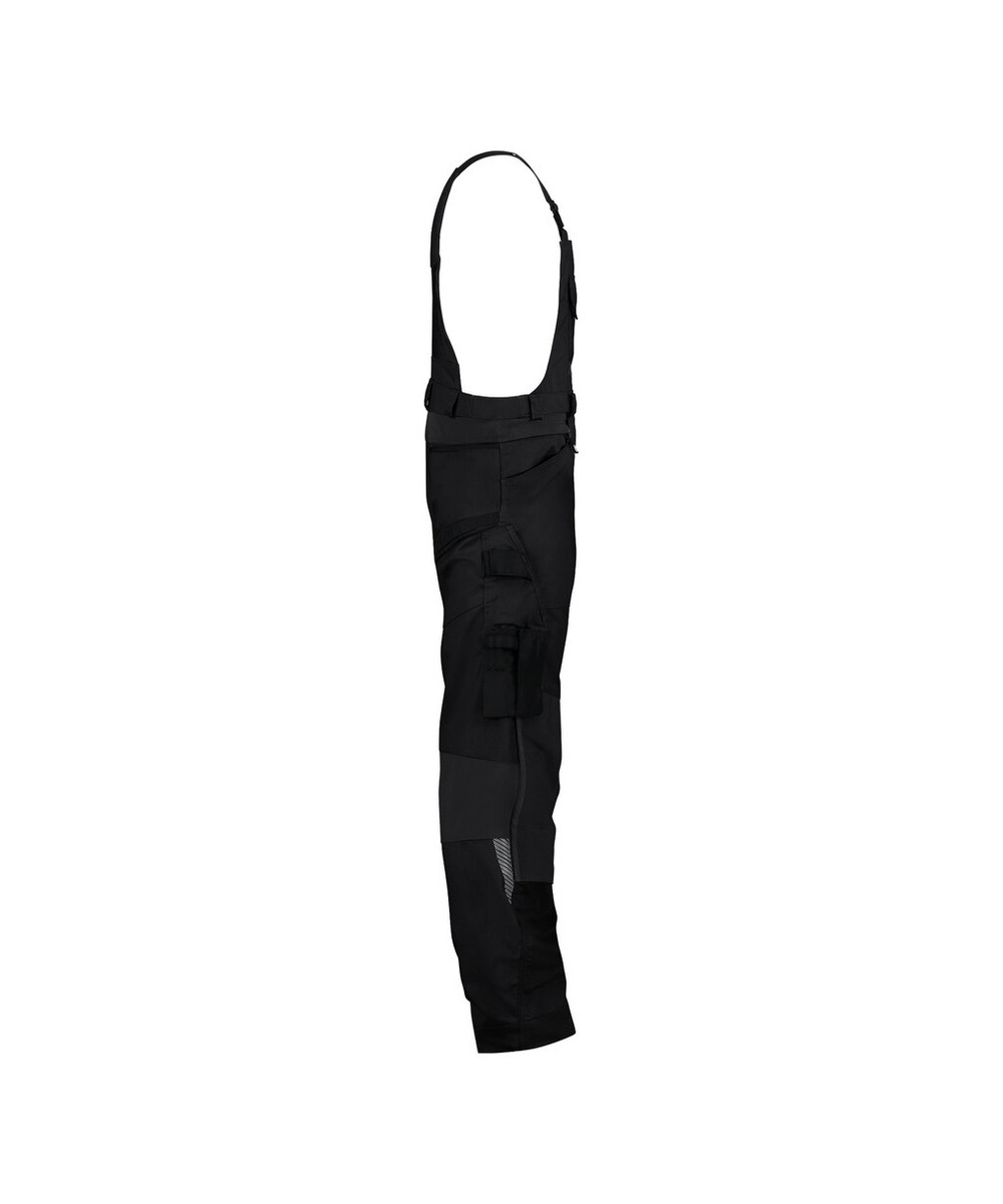 DASSY Tronix Next Stretch-Arbeitslatzhose mit Kniepolstertaschen 400169 – SCHWARZ – side