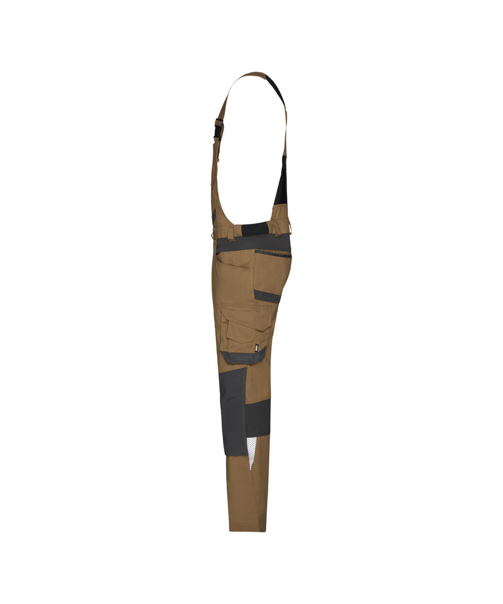 DASSY Tronix Next Stretch-Arbeitslatzhose mit Kniepolstertaschen 400169 – LEHMBRAUN/ANTHRAZITGRAU – side