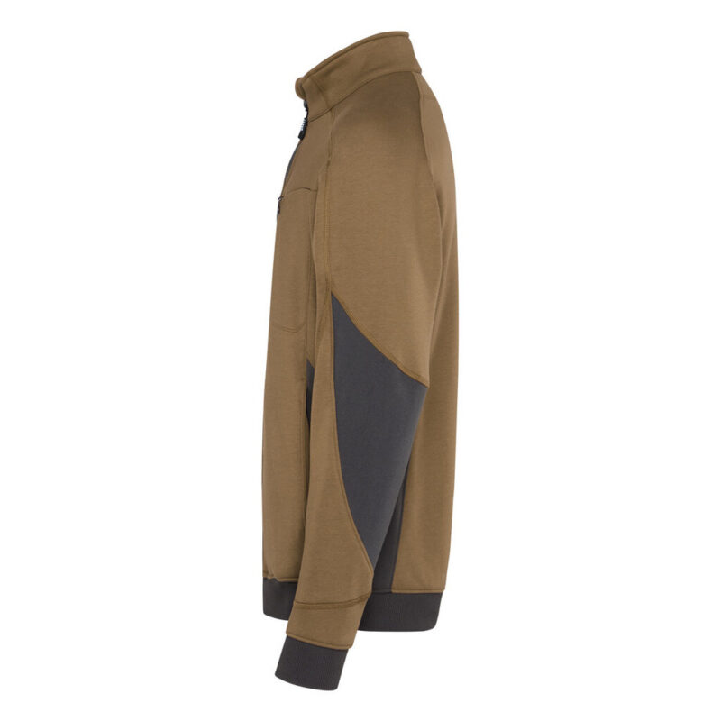 DASSY Velox Next Sweatshirt 300570 – LEHMBRAUN/ANTHRAZITGRAU – side