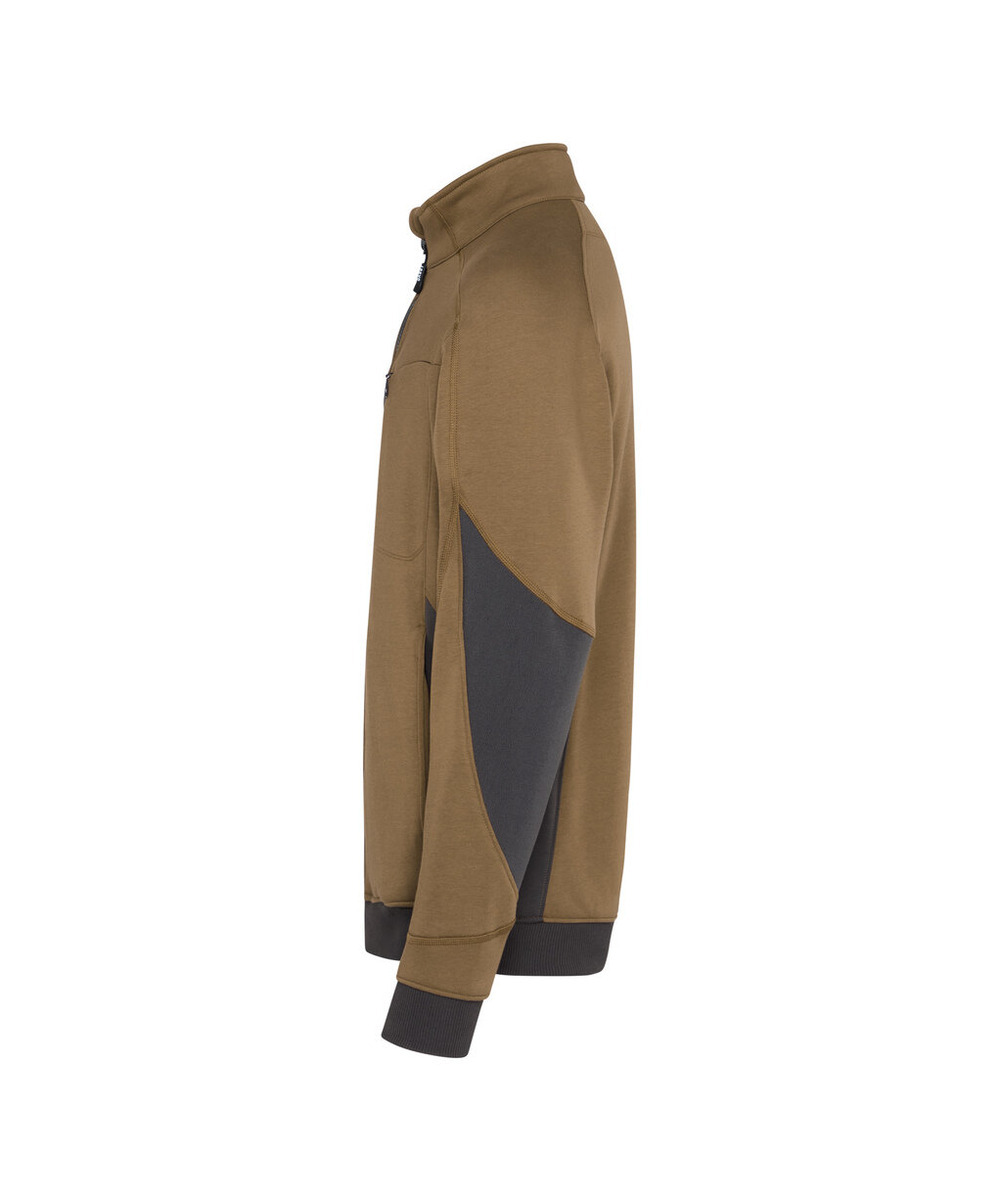 DASSY Velox Next Sweatshirt 300570 – LEHMBRAUN/ANTHRAZITGRAU – side