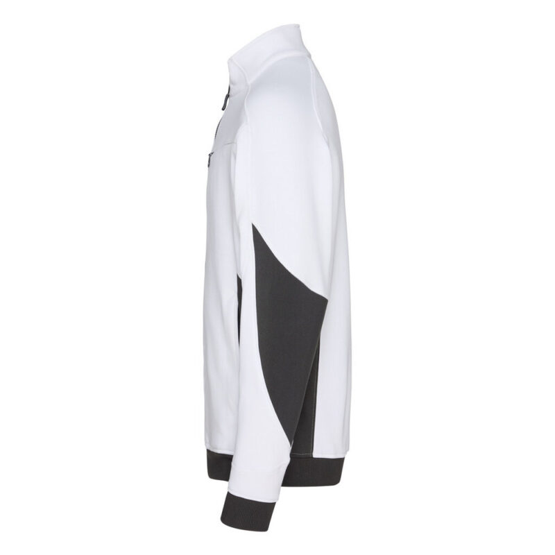 DASSY Velox Next Sweatshirt 300570 – WEIß/ANTHRAZITGRAU – side