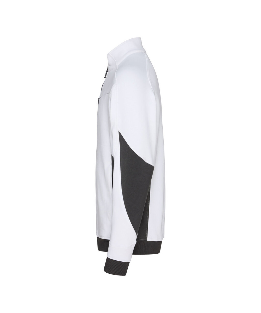DASSY Velox Next Sweatshirt 300570 – WEIß/ANTHRAZITGRAU – side