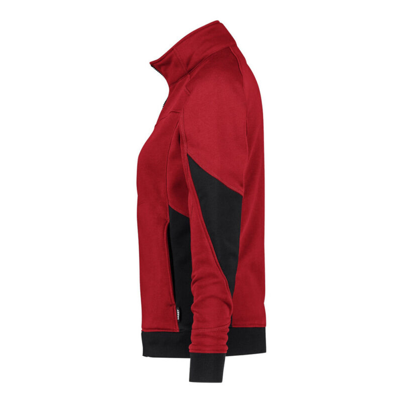DASSY Velox Next Women Sweatshirt für Damen 300582 – ROT/SCHWARZ – side