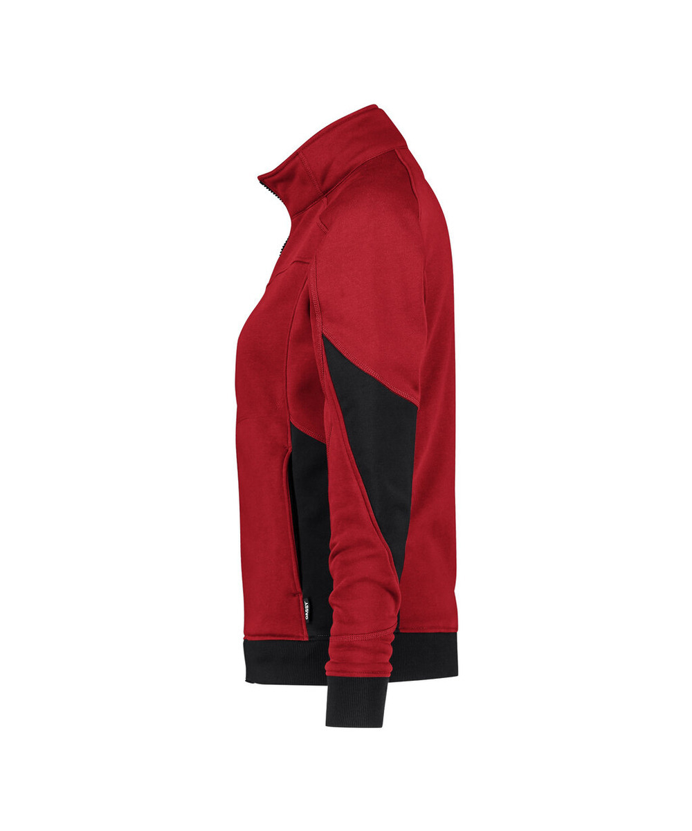 DASSY Velox Next Women Sweatshirt für Damen 300582 – ROT/SCHWARZ – side