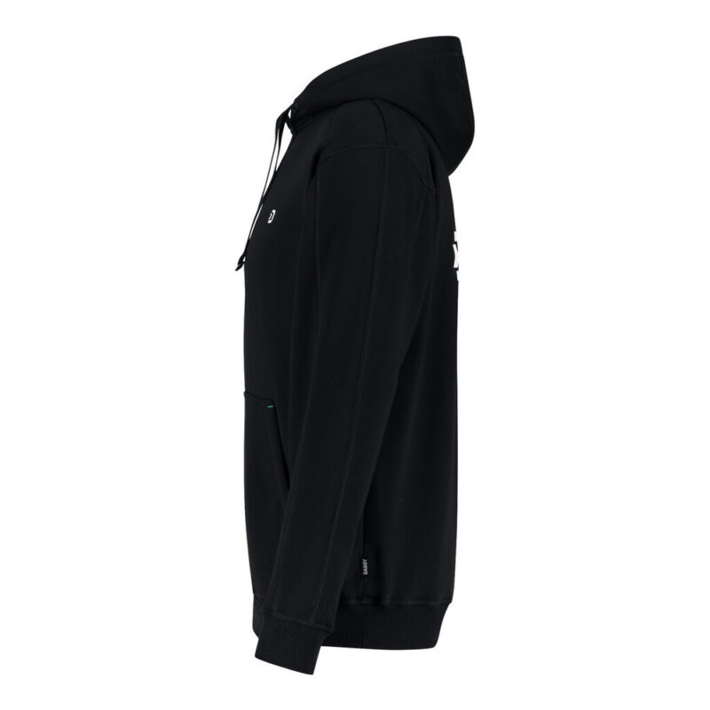 DASSY Woodie Kapuzensweatshirt mit Aufdruck 300559 – SCHWARZ – side