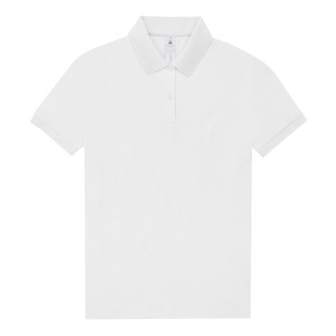 B&C My Polo 210 Damen PW463 in Weiß – Vorderansicht