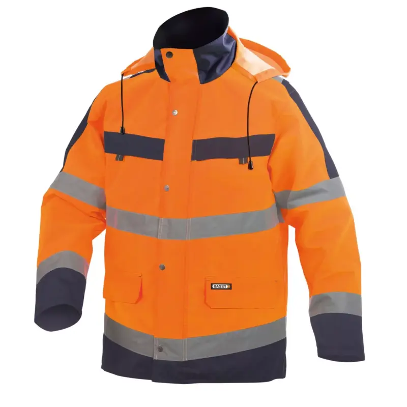 dassy atlantis parka neonorang dunkelblau
