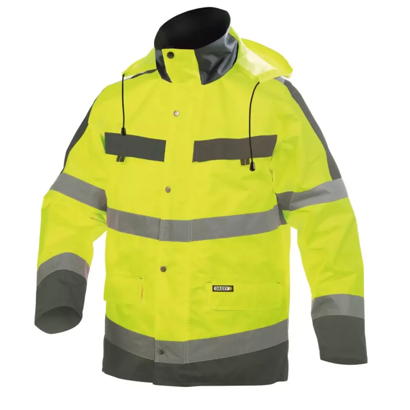 dassy atlantis parka neongelb zementgrau