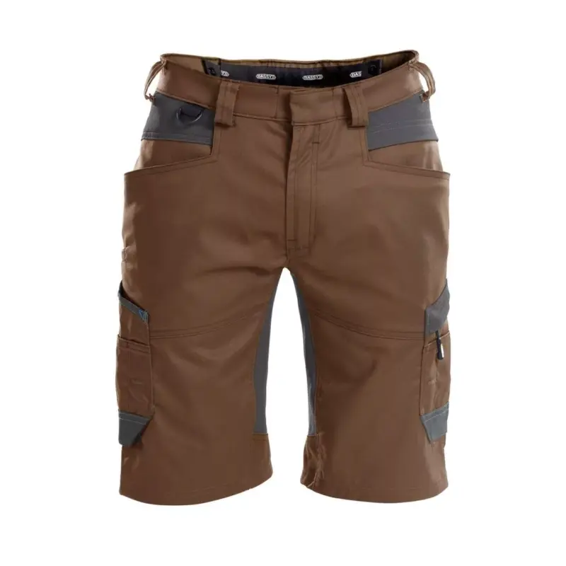 dassy axis herren shorts mit stretch lehmbraun