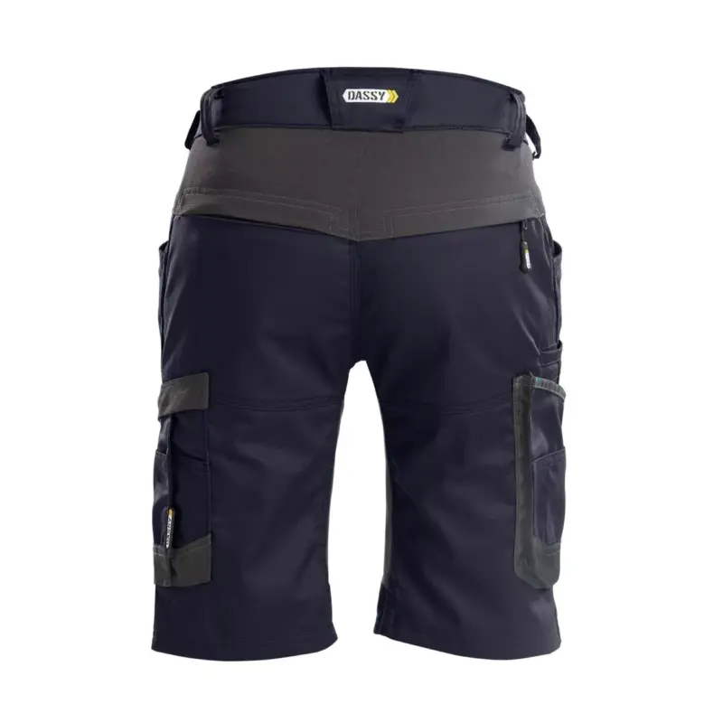 dassy axis herren shorts mit stretch nachtblau back