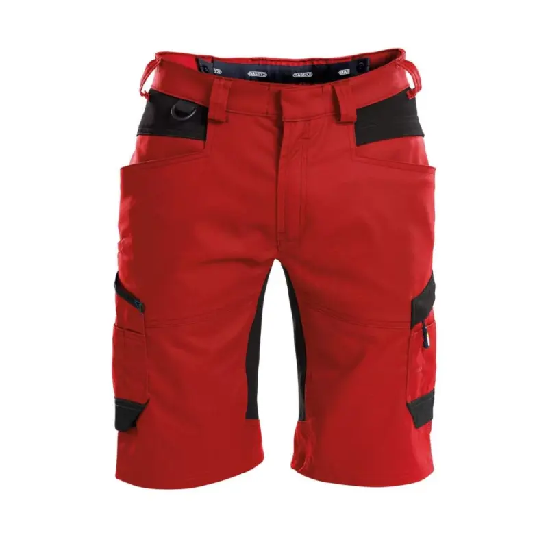 dassy axis herren shorts mit stretch rot